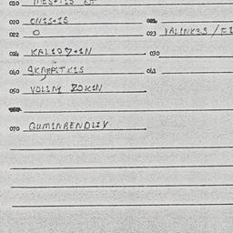 Eastern questionnaire, answ...