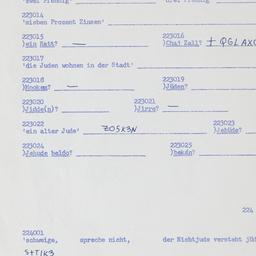 Western questionnaire, answ...