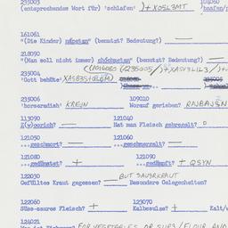 Western questionnaire, answ...
