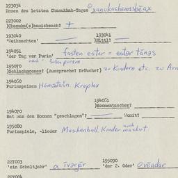 Western questionnaire, answ...
