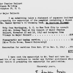Letter from E. Franklin Fra...