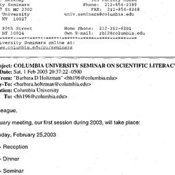 Announcements, 2003-02-25. ...
