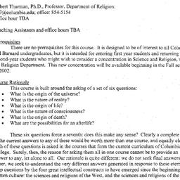 Handouts, 2002-09-27. Scien...