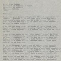 Ted Conant To J. King Gordon