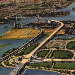 Triborough Bridge, Looking ...