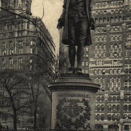 Nathan Hale Monument, World...