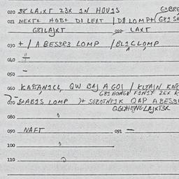 Eastern questionnaire, answ...