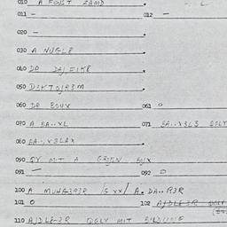 Eastern questionnaire, answ...