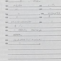 Eastern questionnaire, answ...