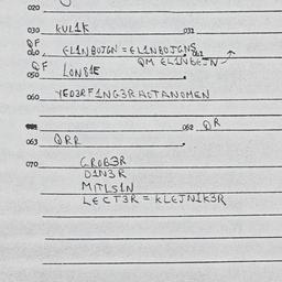 Eastern questionnaire, answ...