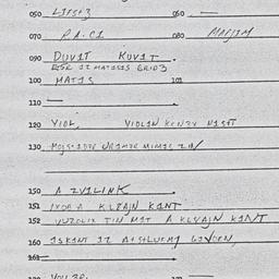 Eastern questionnaire, answ...