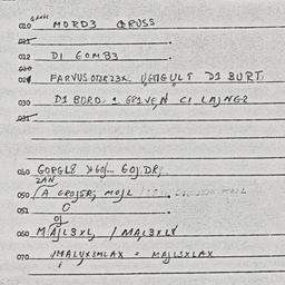 Eastern questionnaire, answ...
