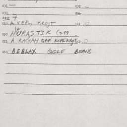 Eastern questionnaire, answ...