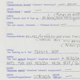 Western questionnaire, answ...