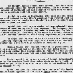 Memorandum from Charles Dol...