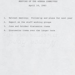 Agenda Committee