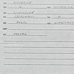 Eastern questionnaire, answ...