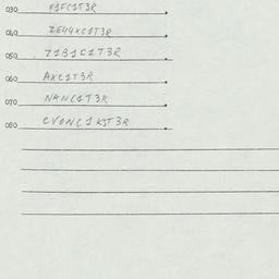 Eastern questionnaire, answ...