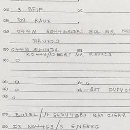 Western questionnaire, answ...