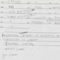Eastern questionnaire, answ...
