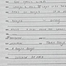 Eastern questionnaire, answ...