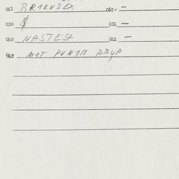 Eastern questionnaire, answ...