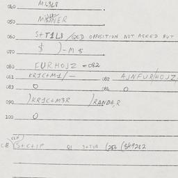 Eastern questionnaire, answ...