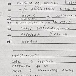Eastern questionnaire, answ...