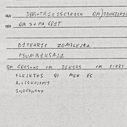 Eastern questionnaire, answ...