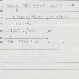 Eastern questionnaire, answ...