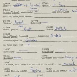 Western questionnaire, answ...