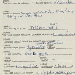 Western questionnaire, answ...