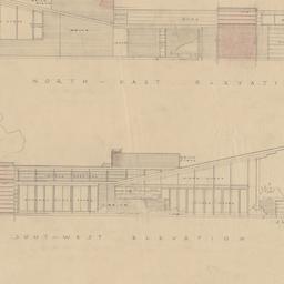 Northeast, southwest elevat...