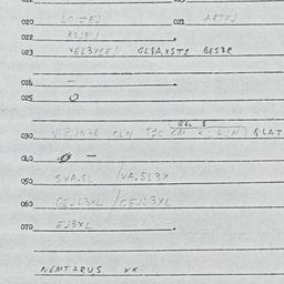 Eastern questionnaire, answ...