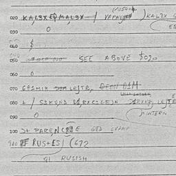 Eastern questionnaire, answ...