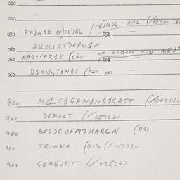 Eastern questionnaire, answ...