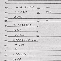 Eastern questionnaire, answ...