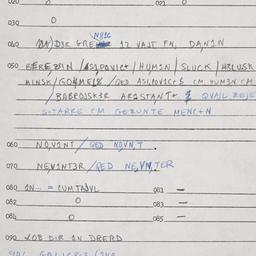 Eastern questionnaire, answ...