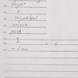 Eastern questionnaire, answ...
