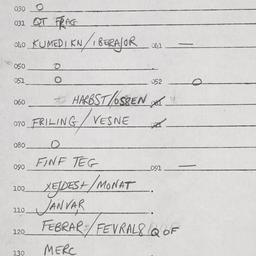 Eastern questionnaire, answ...