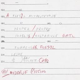 Eastern questionnaire, answ...