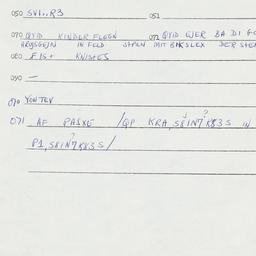 Eastern questionnaire, answ...