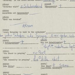 Western questionnaire, answ...