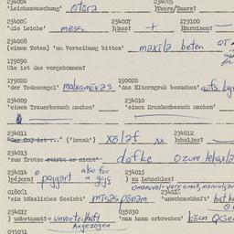 Western questionnaire, answ...