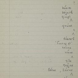 Eastern questionnaire, blue...