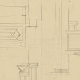 Entry plan, elevation