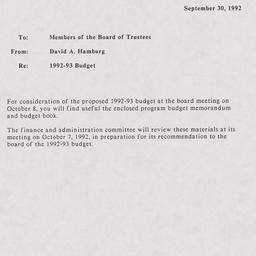 Board of Trustees - Sent to...