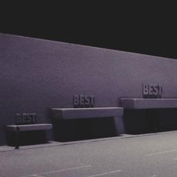 Model, exterior view of fac...