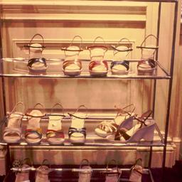 Shoe display.