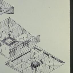 Exploded axonometric drawing.